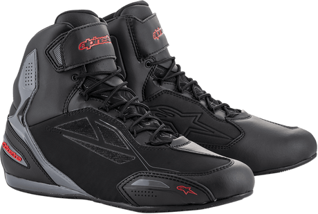 ALPINESTARS Faster - 3 Drystar? Shoes - Black/Gray/Red - US 11 2540719131 - 11 - Electrek Moto