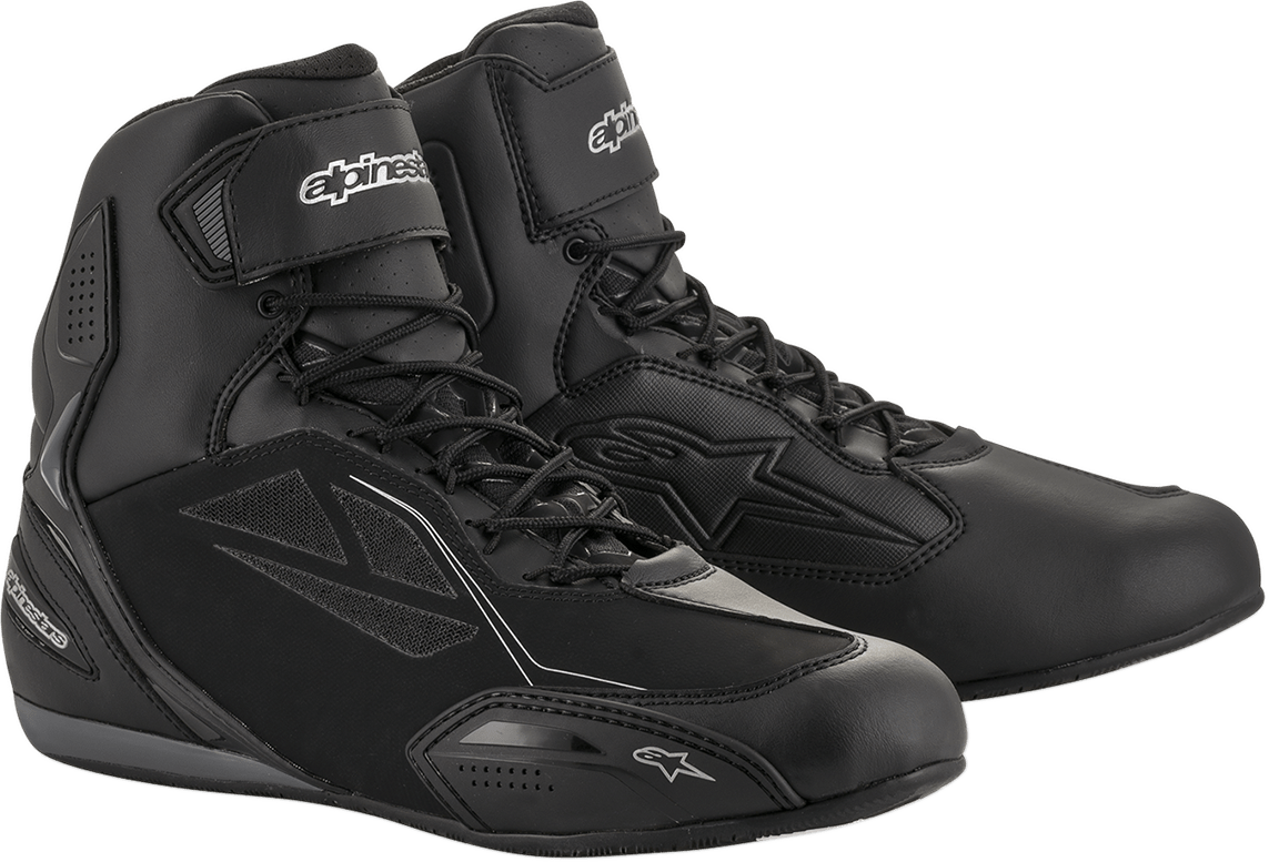 ALPINESTARS Faster - 3 Drystar? Shoes - Black/Silver - US 6 2540919 - 119 - 6 - Electrek Moto