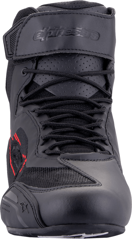 ALPINESTARS Faster - 3 Rideknit Riding Shoes - Black/Gray/Red - US 10.5 25103191993 - 105 - Electrek Moto