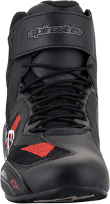 ALPINESTARS Faster - 3 Rideknit Shoes - Black/Gray/Red - US 10.5 25103191165105 - Electrek Moto