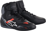 ALPINESTARS Faster - 3 Rideknit Shoes - Black/Gray/Red - US 10.5 25103191165105 - Electrek Moto