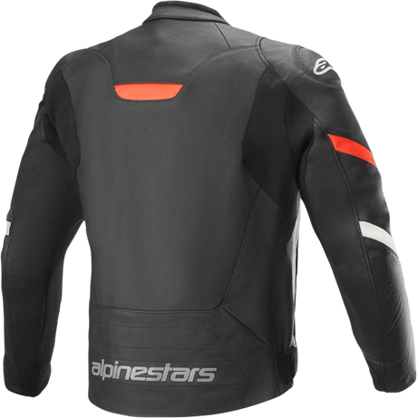 ALPINESTARS Faster v2 Leather Jacket - Black/Red - US 46 / EU 56 3103521 - 1030 - 56 - Electrek Moto