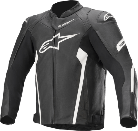 ALPINESTARS Faster v2 Leather Jacket - Black/White - US 40 / EU 50 3103521 - 12 - 50 - Electrek Moto
