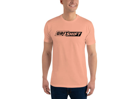 GritShift Short Sleeve T-shirt Black Logo