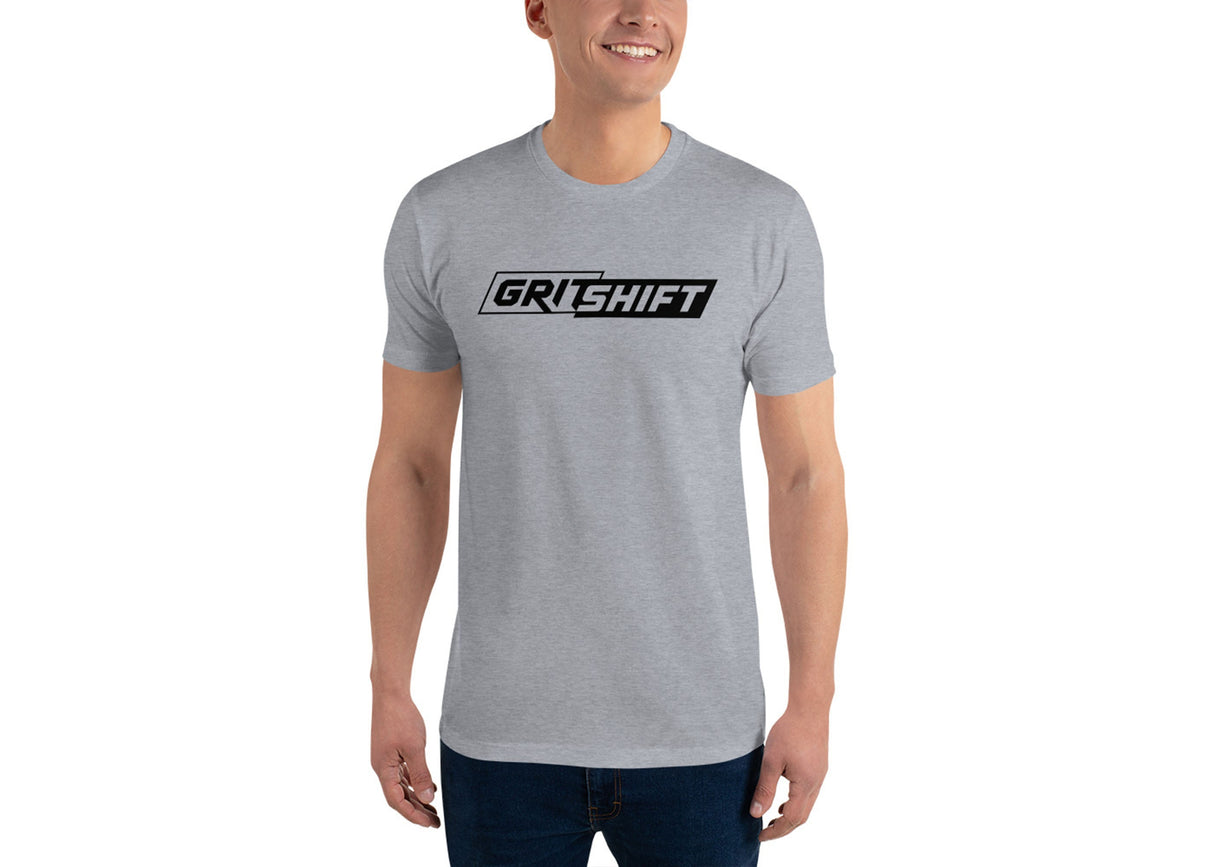 GritShift Short Sleeve T-shirt Black Logo