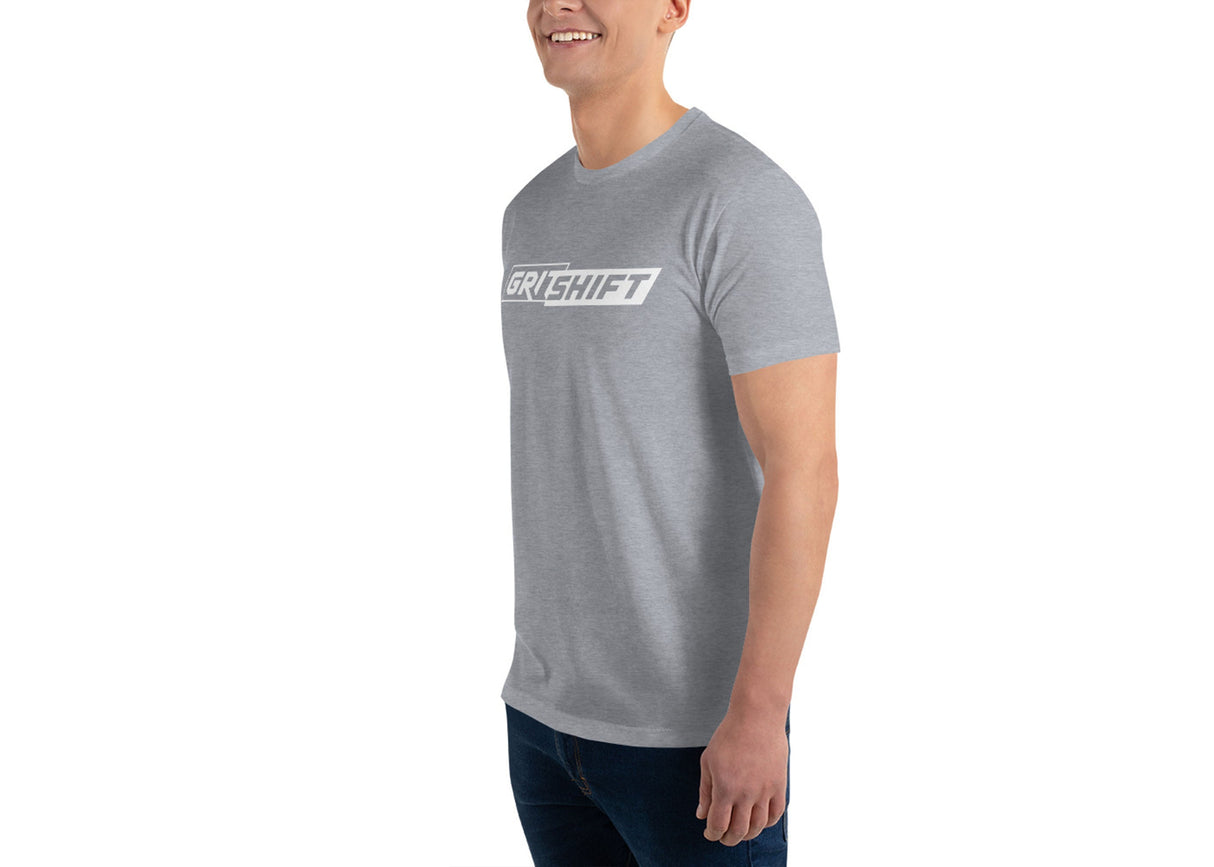 GritShift Short Sleeve T-shirt White Logo