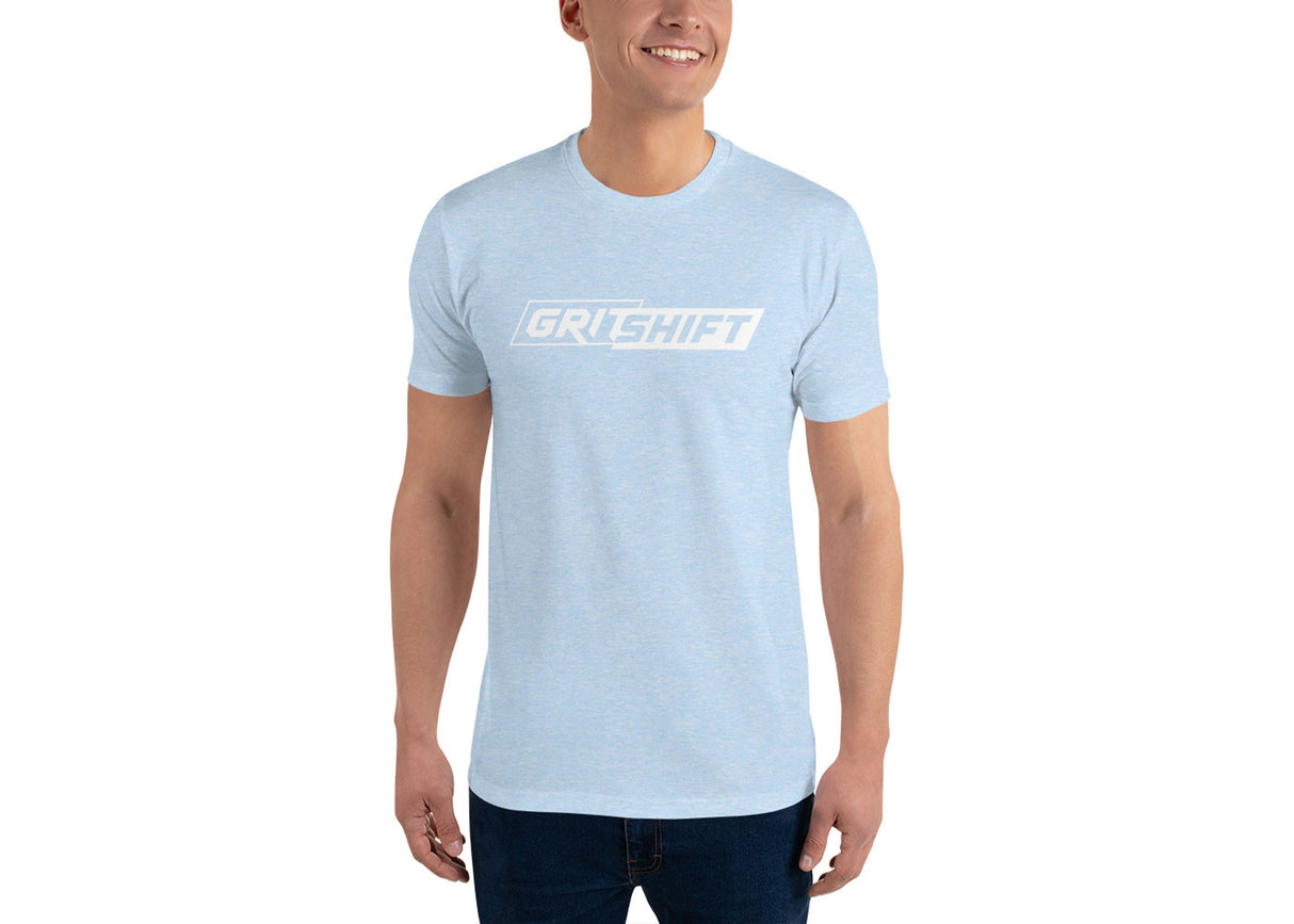 GritShift Short Sleeve T-shirt White Logo