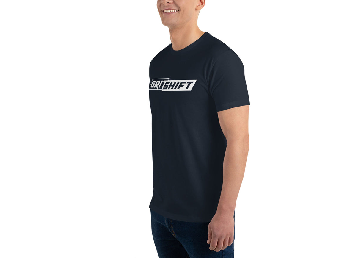 GritShift Short Sleeve T-shirt White Logo