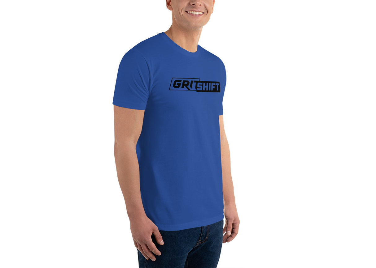 GritShift Short Sleeve T-shirt Black Logo