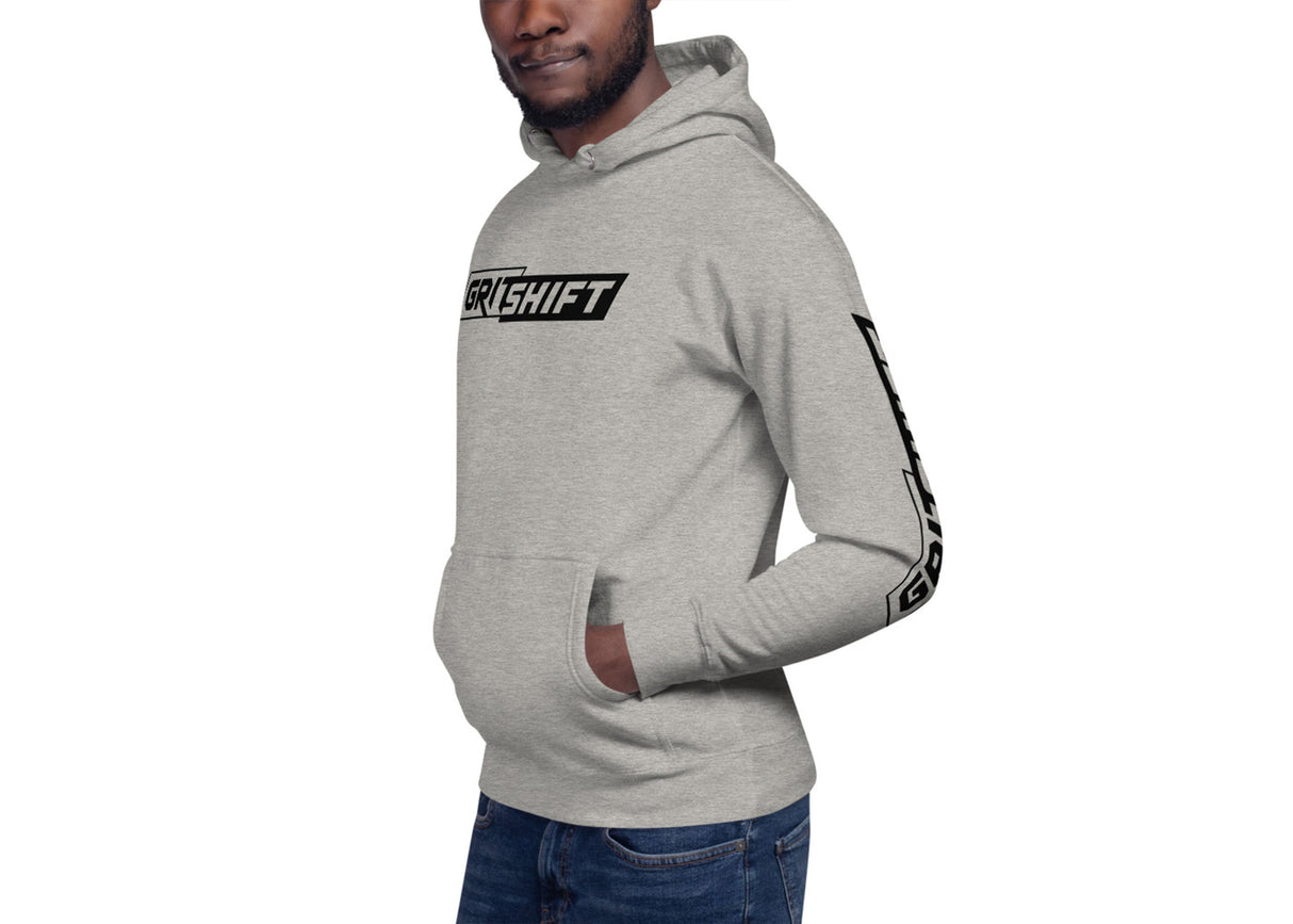 GritShift Unisex Hoodie Black Logo