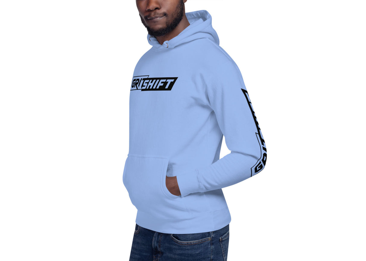 GritShift Unisex Hoodie Black Logo