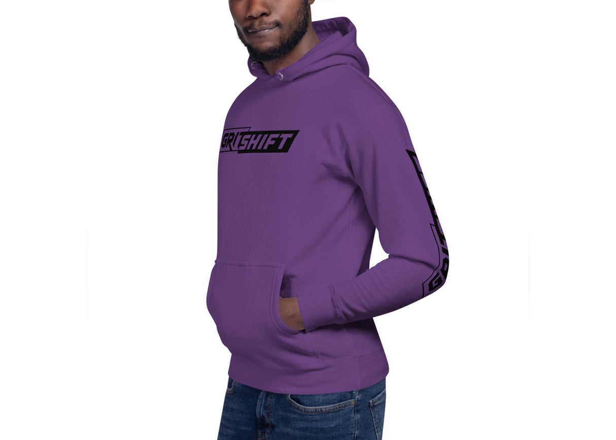 GritShift Unisex Hoodie Black Logo