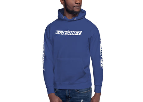 GritShift Unisex Hoodie White Logo