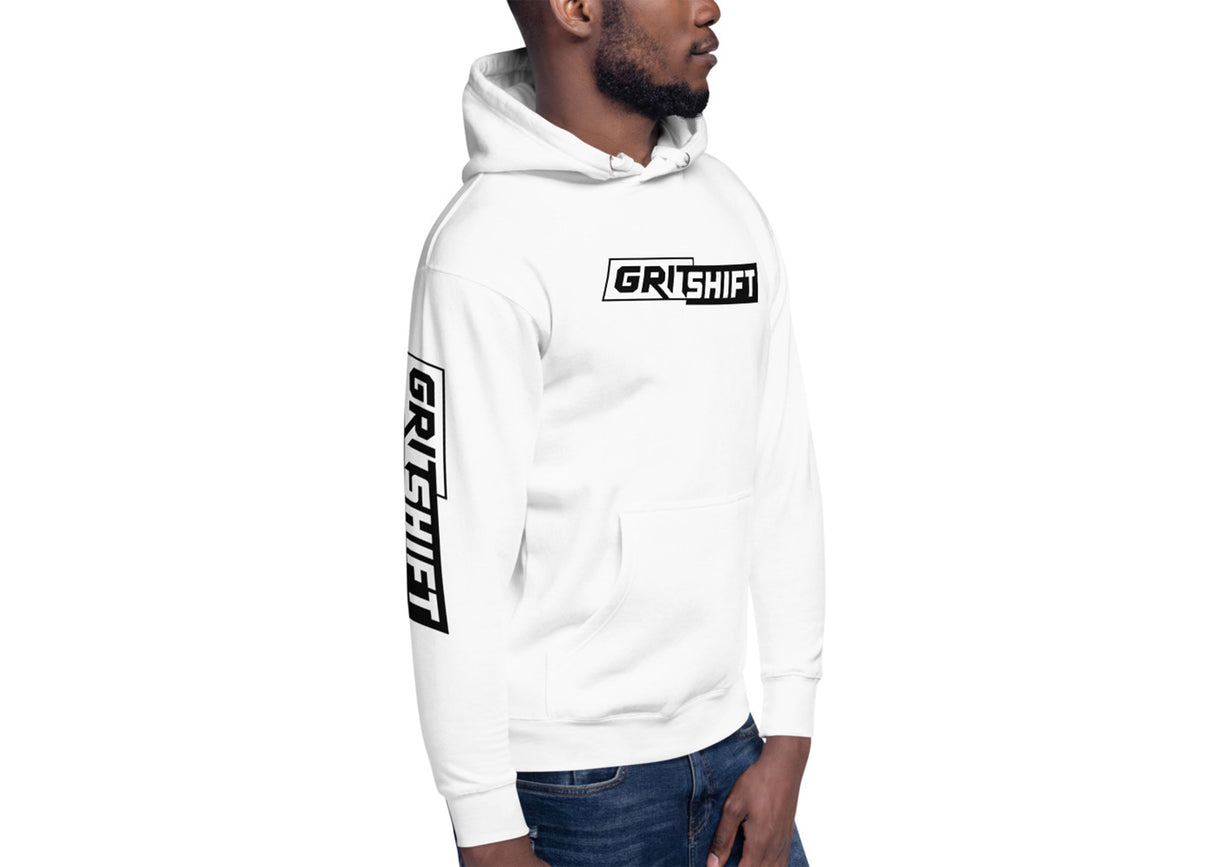 GritShift Unisex Hoodie Black Logo