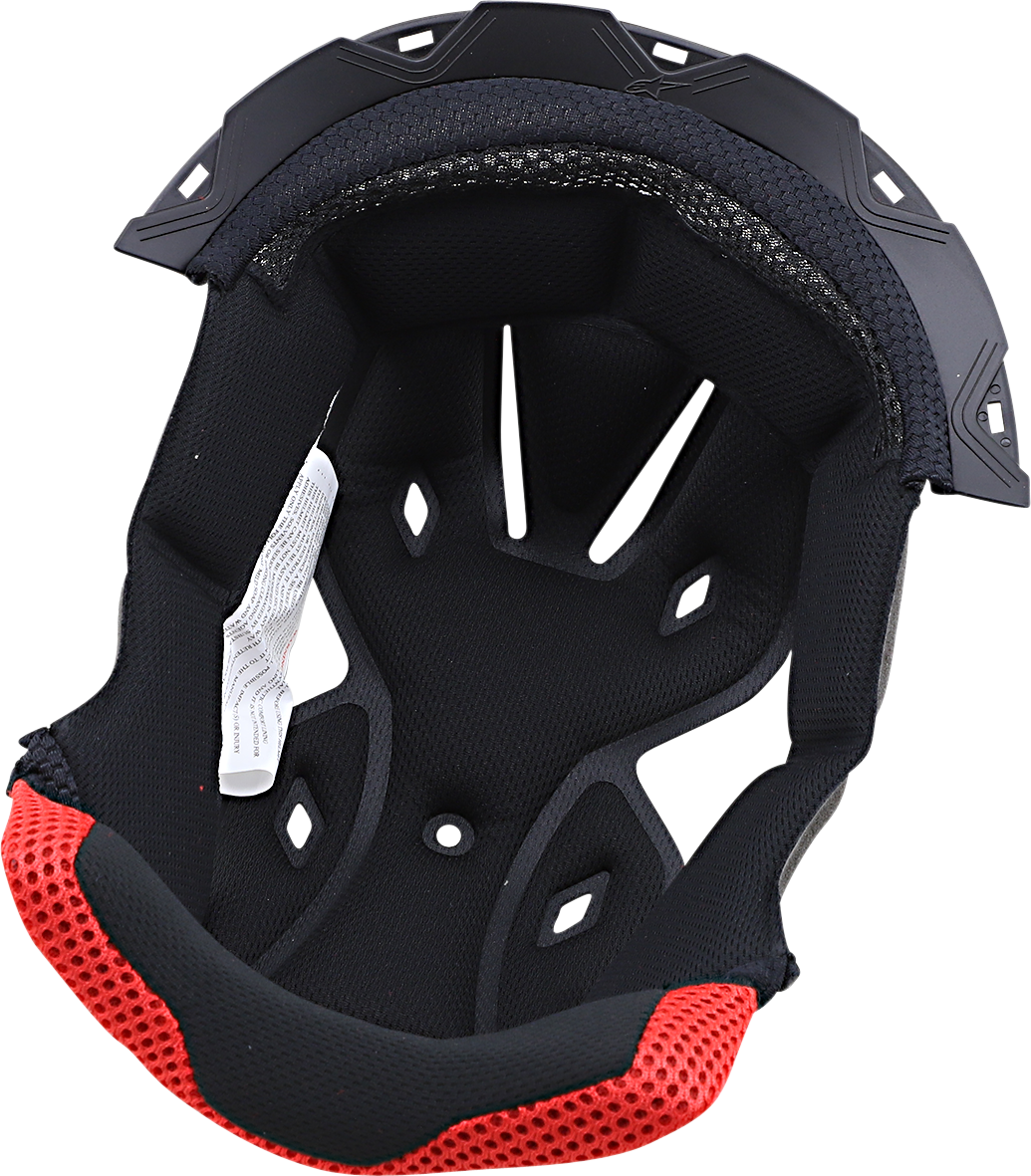 CROWN PAD Innenpolster Für Alpinestars Supertech M-10 / M-8 Helm – Schwarz, Größe XL