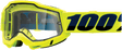 100% Accuri 2 Enduro Goggles - Fluo Yellow - Clear 50015-00003 - Electrek Moto