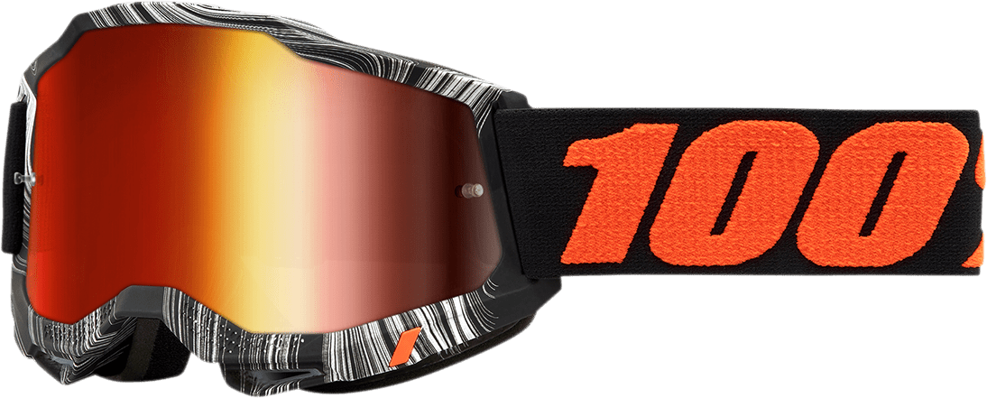 100% Accuri 2 Goggles - Geospace - Red Mirror 50014-00008 - Electrek Moto