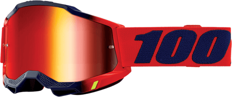100% Accuri 2 Goggles - Kearny - Red Mirror 50221-251-15 - Electrek Moto