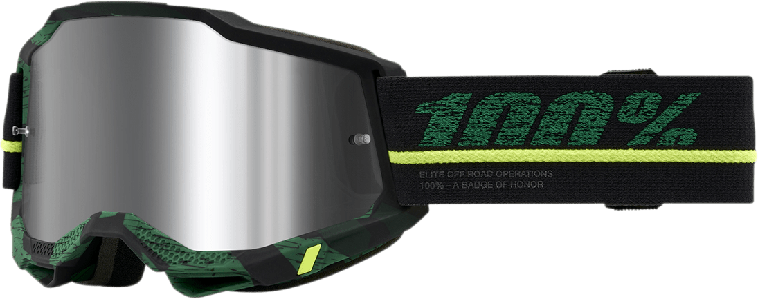 100% Accuri 2 Goggles - Overlord - Silver 50014-00011 - Electrek Moto