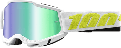 100% Accuri 2 Goggles - Peyote - Green Mirror 50014-00012 - Electrek Moto