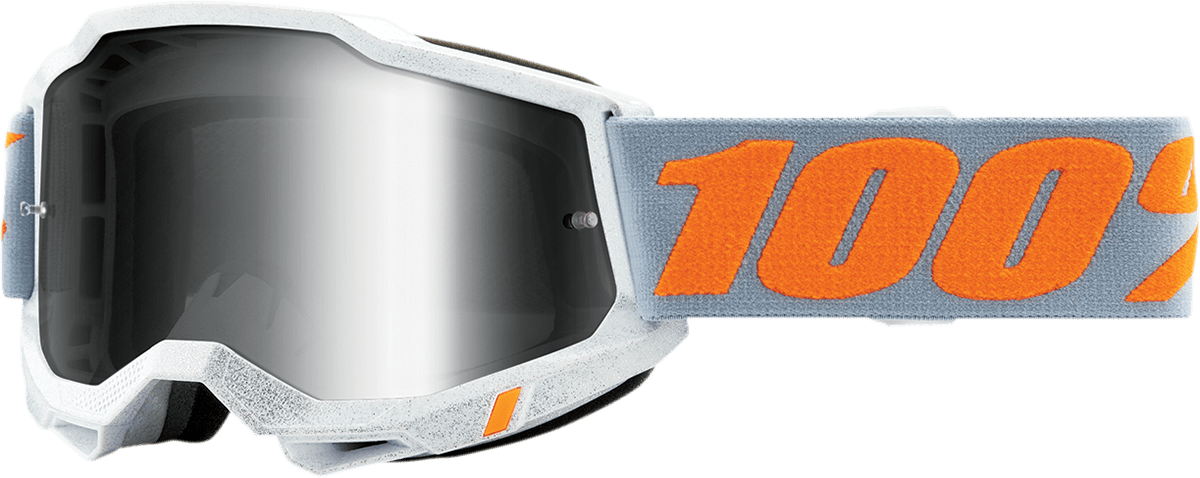 100% Accuri 2 Goggles - Speedco - Silver Mirror 50221-252-08 - Electrek Moto