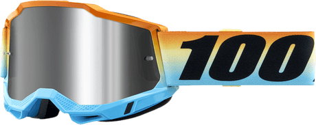 100% Accuri 2 Goggles - Sunset - Silver 50014-00013 - Electrek Moto