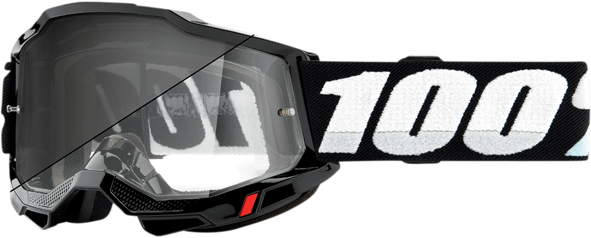 accuri 2 otg goggles 100% Accuri 2 Goggles - UTV/ATV - Sand/OTG - Black