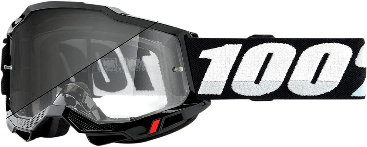 100% Accuri 2 Goggles - UTV/ATV - Sand/OTG - Black - Photochromic 50019-00001 - Electrek Moto