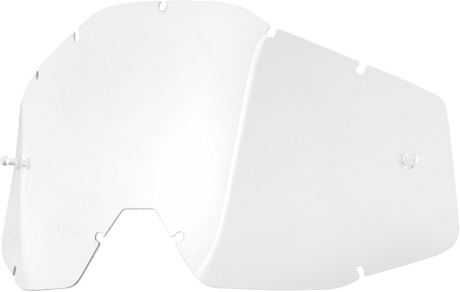 100% Accuri/Strata/Racecraft Lens - Clear 59005-00001 - Electrek Moto