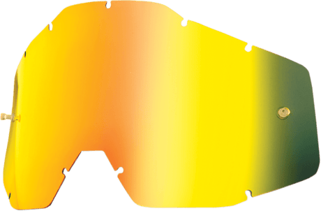 100% Accuri/Strata/Racecraft Lens - Gold Mirror 59006-00001 - Electrek Moto