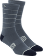 100% Advocate Socks - Slate/Navy - Small/Medium 24017-458-17 - Electrek Moto