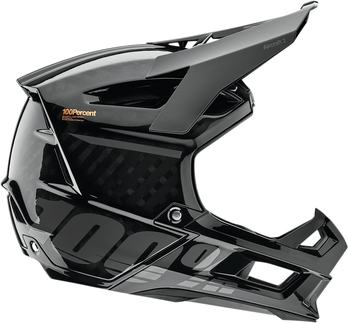 100% Aircraft 2 Helmet - Black - Small 80002-00001 - Electrek Moto