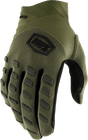 100% Airmatic Gloves - Green - Large 10000-00037 - Electrek Moto