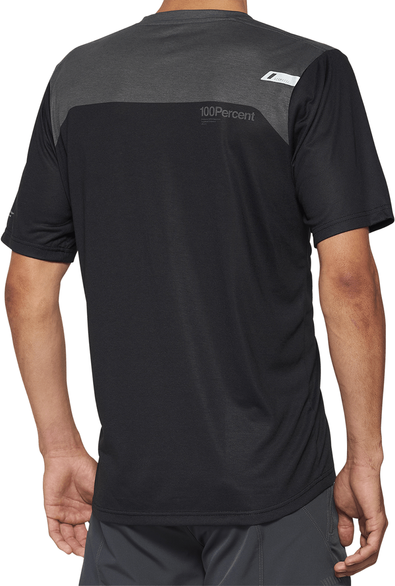 100% Airmatic Jersey - Short-Sleeve - Gray/Midnight - Large 40014-00017 - Electrek Moto