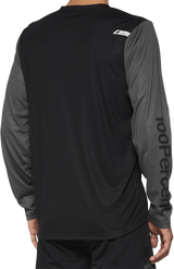 100% Airmatic Long-Sleeve Jersey - Black - Large 40019-00002 - Electrek Moto