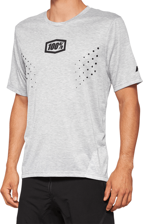 100% Airmatic Mesh Jersey - Short-Sleeve - Gray - Small 40016-00005 - Electrek Moto