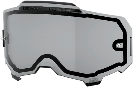 100% Armega Dual Lens - Vented - Smoke 59052-00002 - Electrek Moto