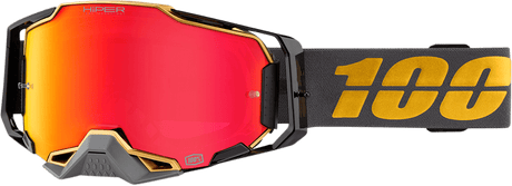 100% Armega Goggles - Falcon 5 - HiPER Red Mirror 50003-00001 - Electrek Moto