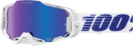 100% Armega Goggles - Izi - HiPER Blue Mirror 50003-00004 - Electrek Moto