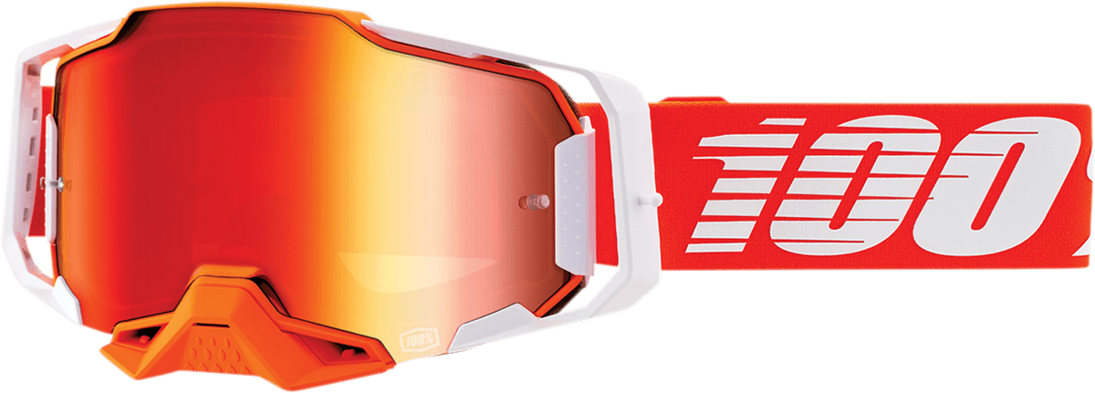 100% Armega Goggles - Regal - Red Mirror 50721-251-07 - Electrek Moto