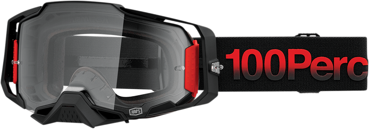 100% Armega Goggles - Tzar - Clear 50004-00014 - Electrek Moto