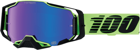 100% Armega Goggles - Uruma - HiPER Blue 50721-407-01 - Electrek Moto