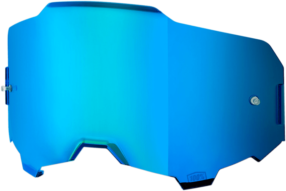 100% Armega Lens - Blue Mirror 59050-00001 - Electrek Moto