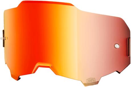 100% Armega Lens - Red Mirror 59050-00003 - Electrek Moto