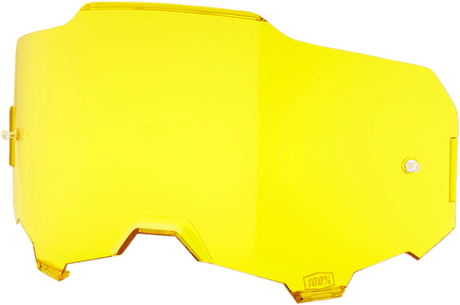 100% Armega Lens - Yellow 59049-00006 - Electrek Moto