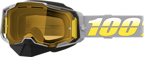 100% Armega Snow Goggles - Complex - Yellow 50007-00005 - Electrek Moto