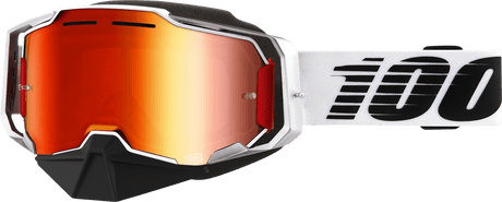 100% Armega Snow Goggles - Lightsaber - Red Mirror 50008-00002 - Electrek Moto