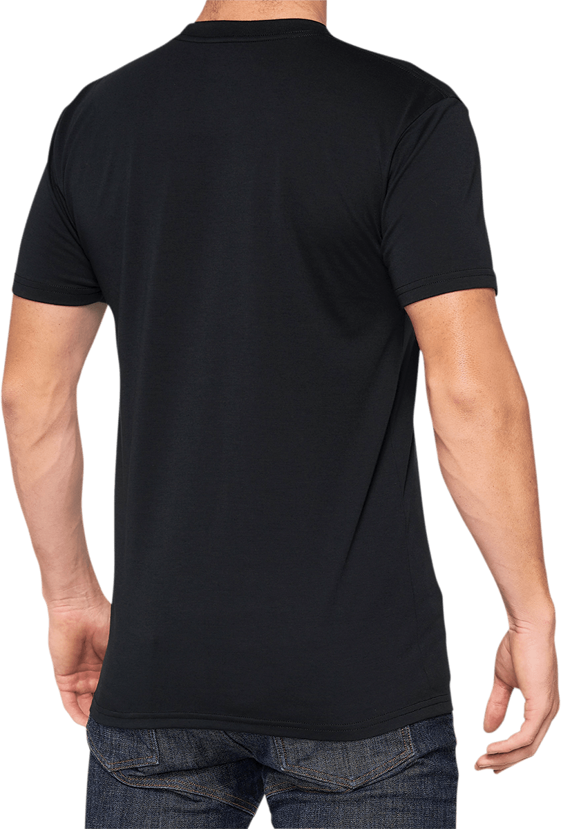 100% Athol Tech T-Shirt - Black - Small 35025-001-10 - Electrek Moto