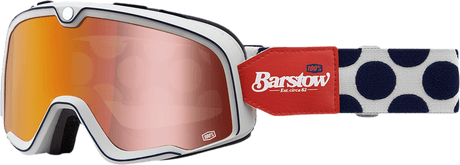 100% Barstow Goggles - Hayworth - Flash Red 50000-00004 - Electrek Moto