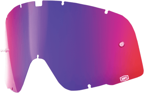 100% Barstow Lens - Red/Blue Mirror 59001-00001 - Electrek Moto